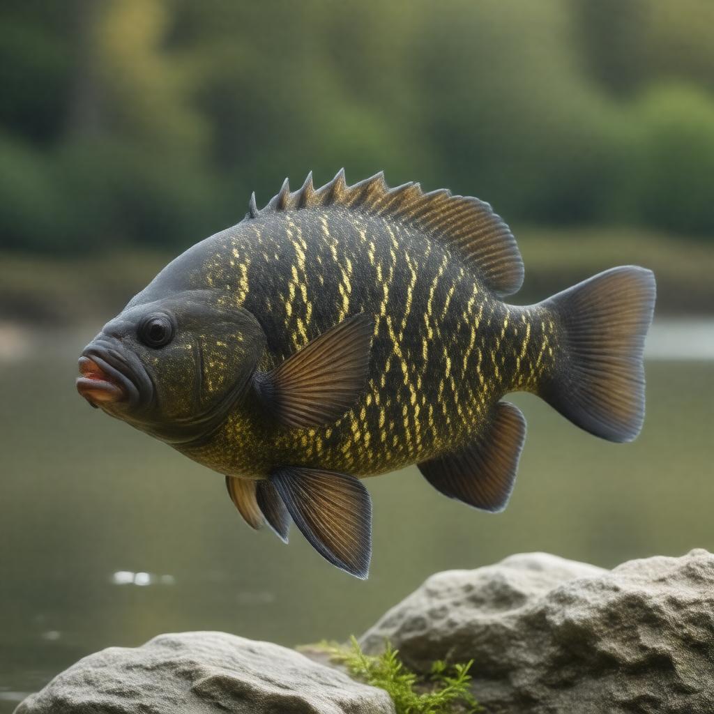 AI-created image of Black crappie