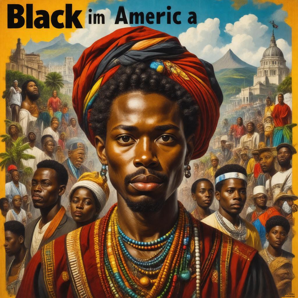 AI-created image of Black in Latin America