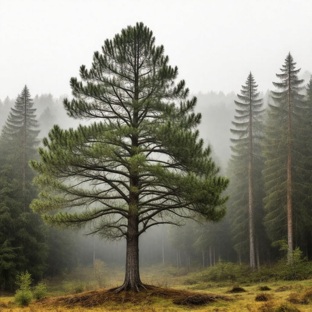 AI-created image of Black spruce