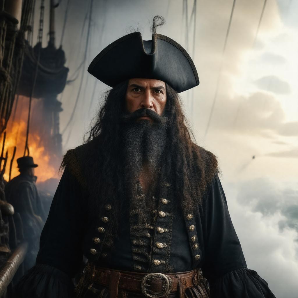 AI-created image of Blackbeard