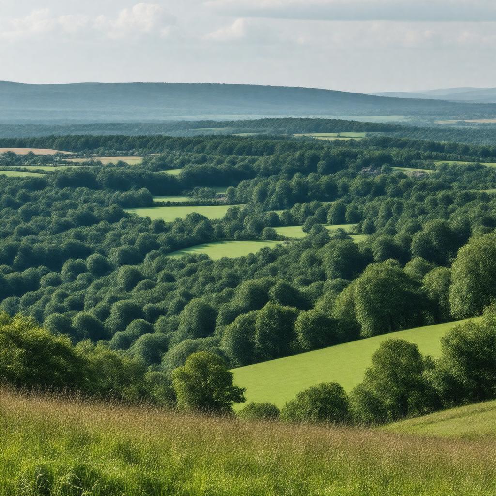 AI-created image of Blackdown Hills
