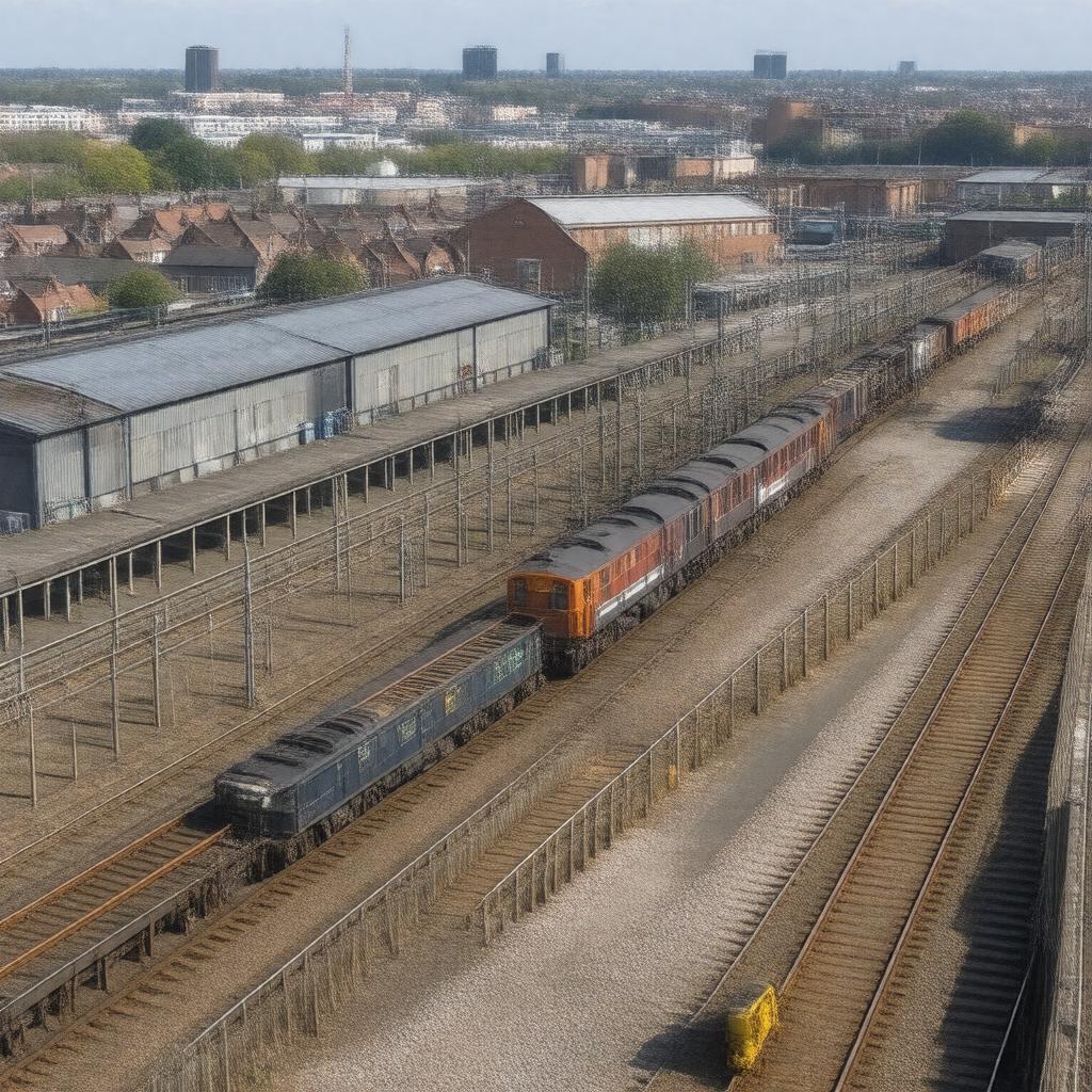 AI-created image of Blackhorse Road Sidings