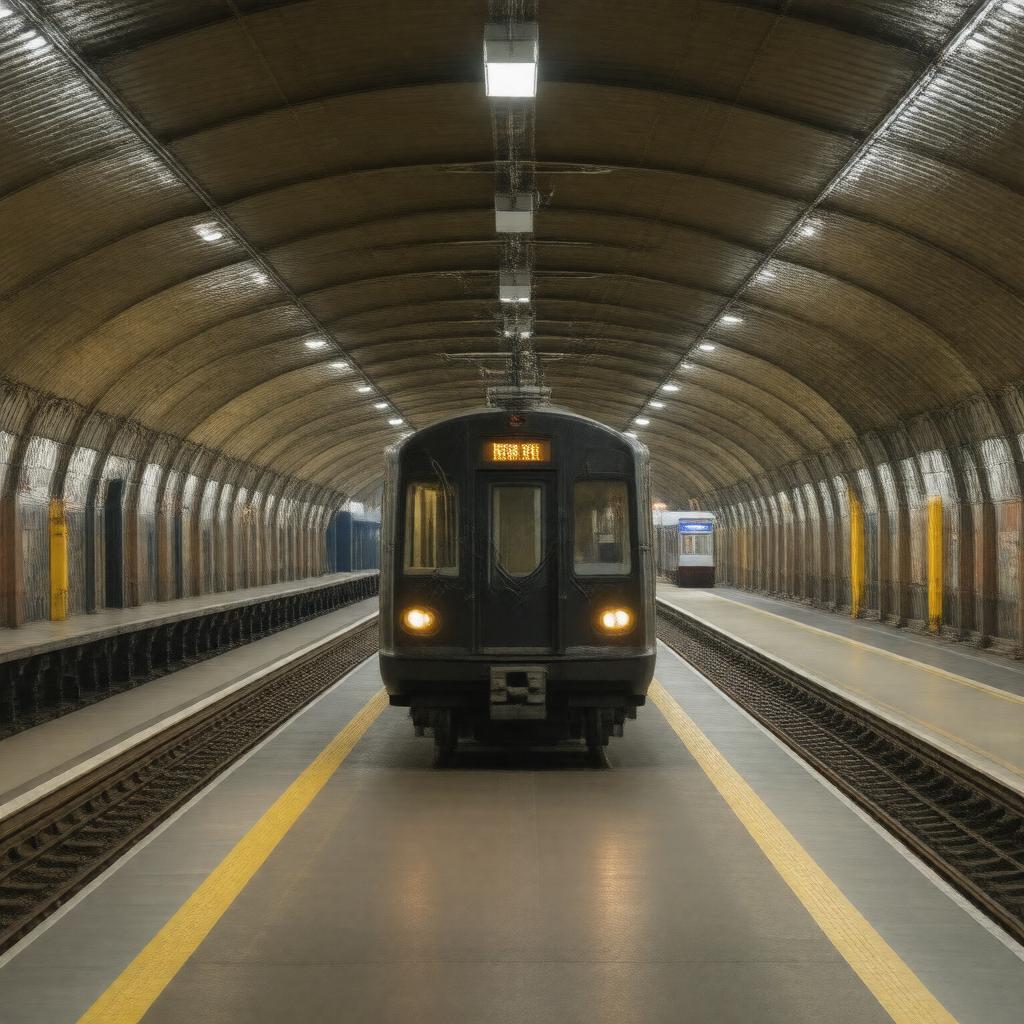 AI-created image of Blackhorse Road station