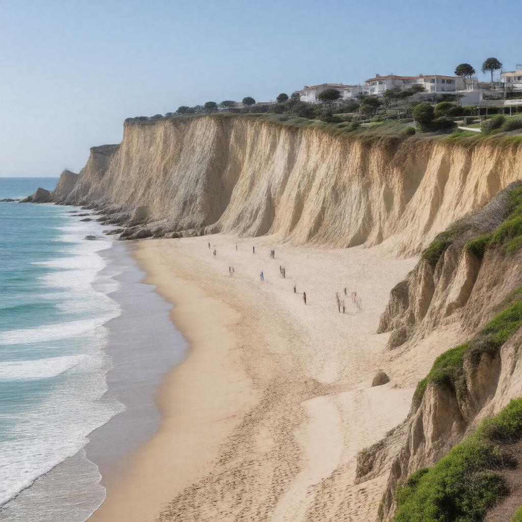 AI-created image of Black's Beach