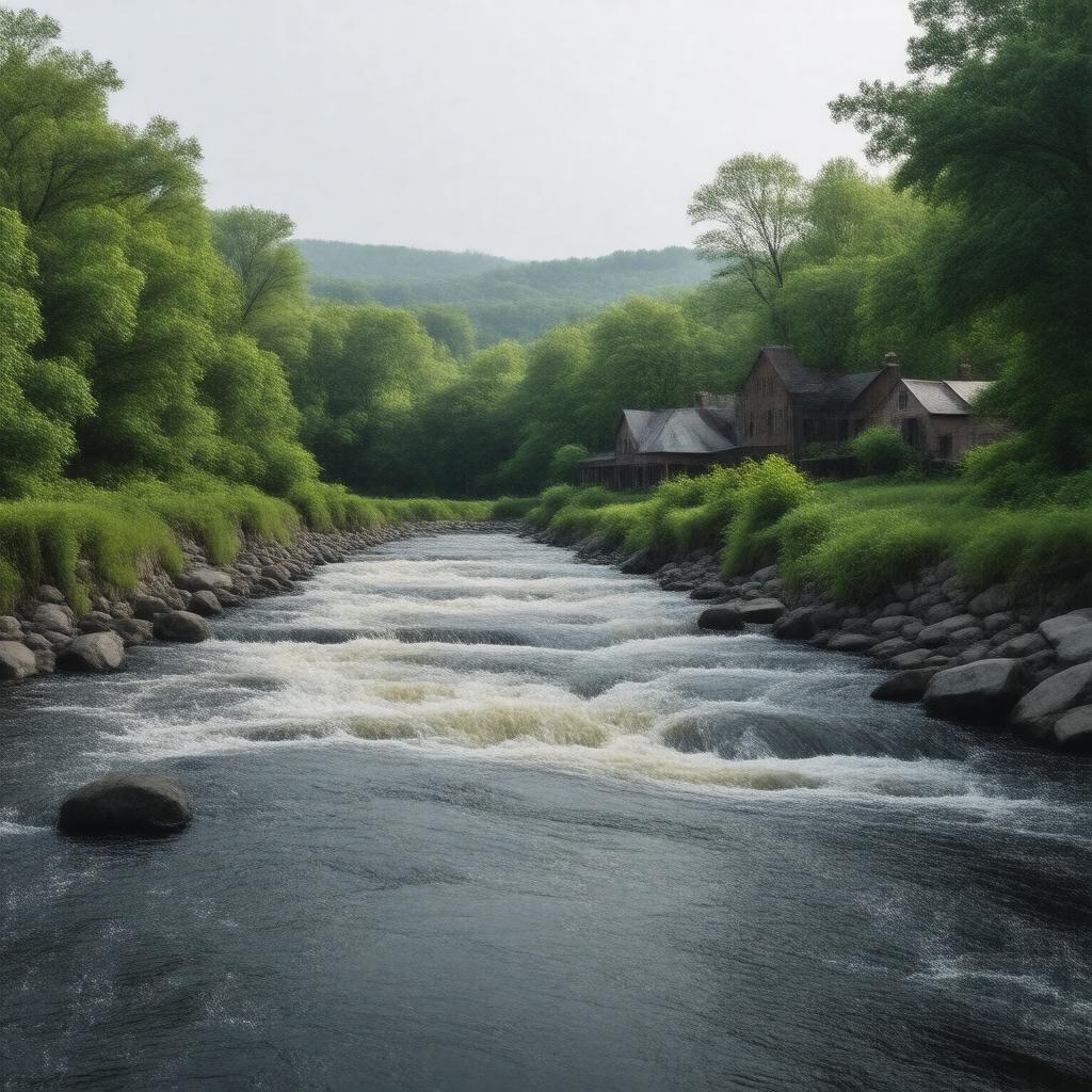 AI-created image of Blackstone River