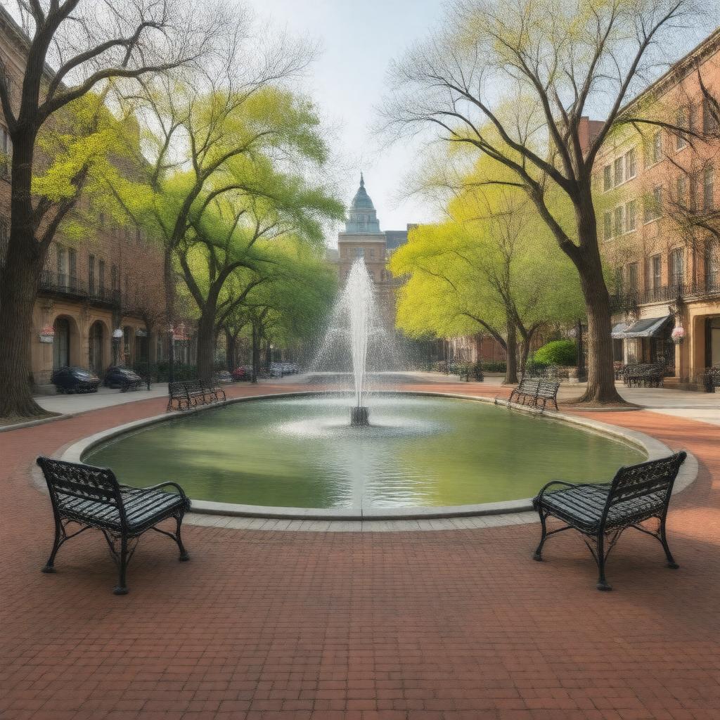 AI-created image of Blackstone Square