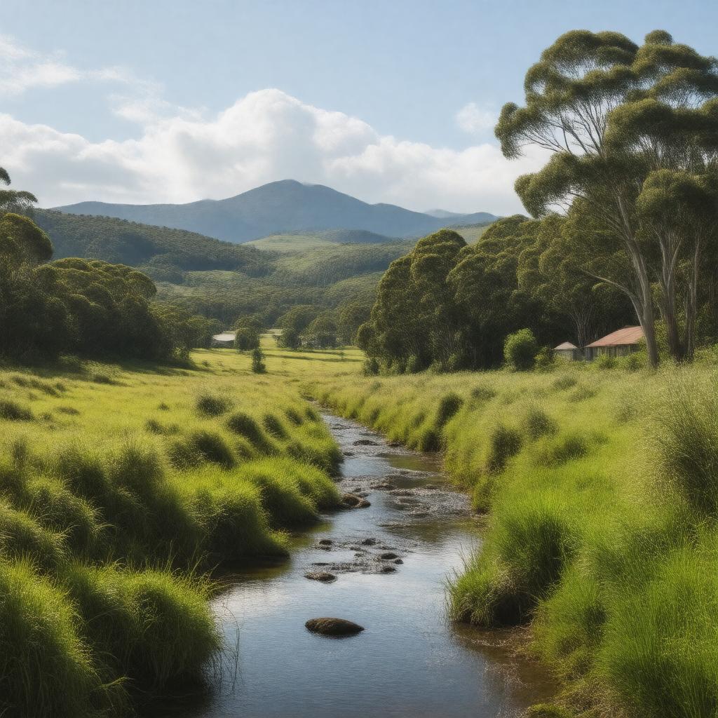 AI-created image of Blackwood Creek