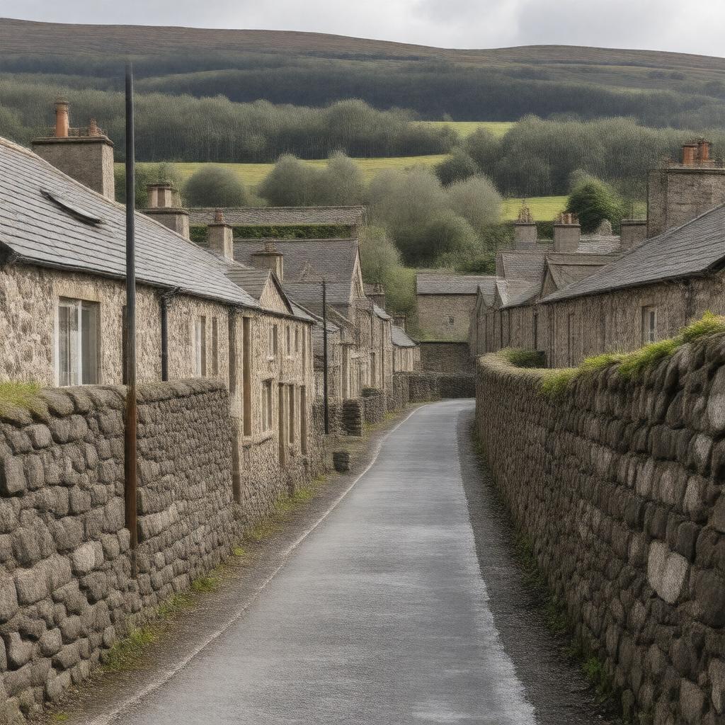 AI-created image of Blaenrhondda, Wales