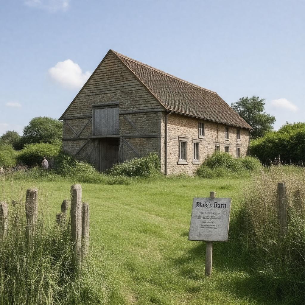 AI-created image of Blake's Barn