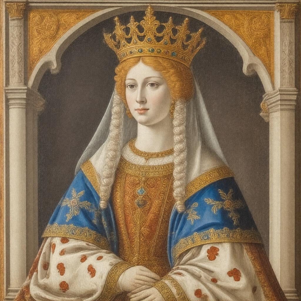 AI-created image of Blanche of Castile