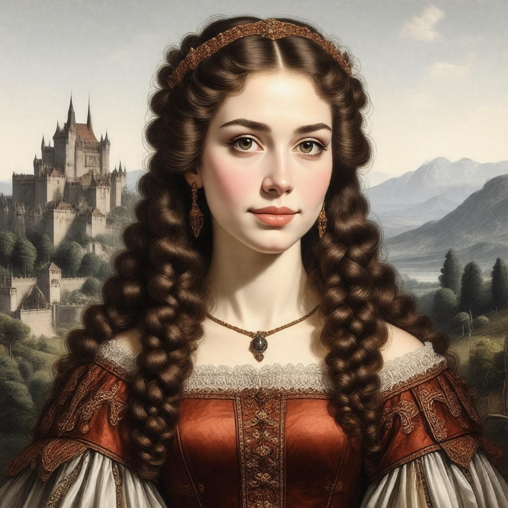 AI-created image of Blanche of France