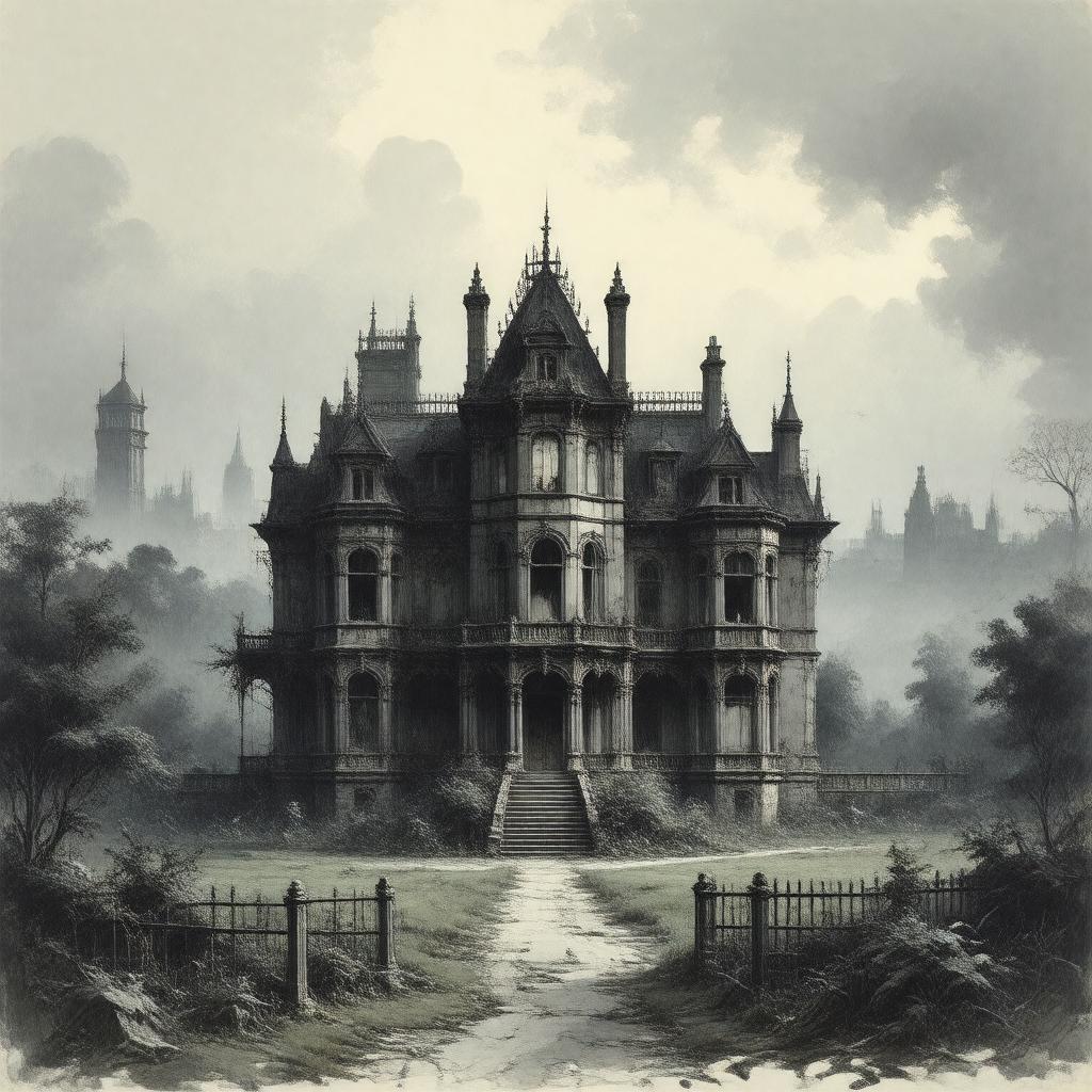 AI-created image of Bleak House