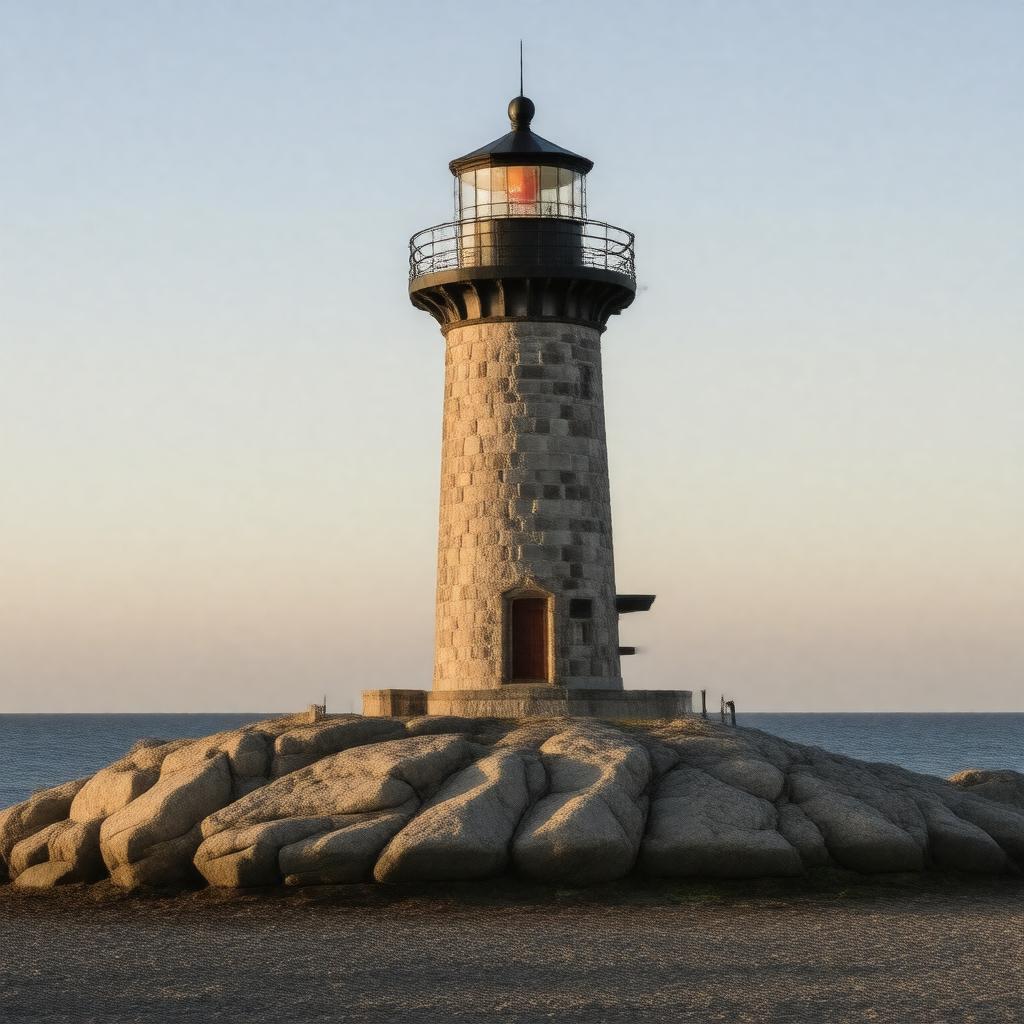 AI-created image of Block Island North Light