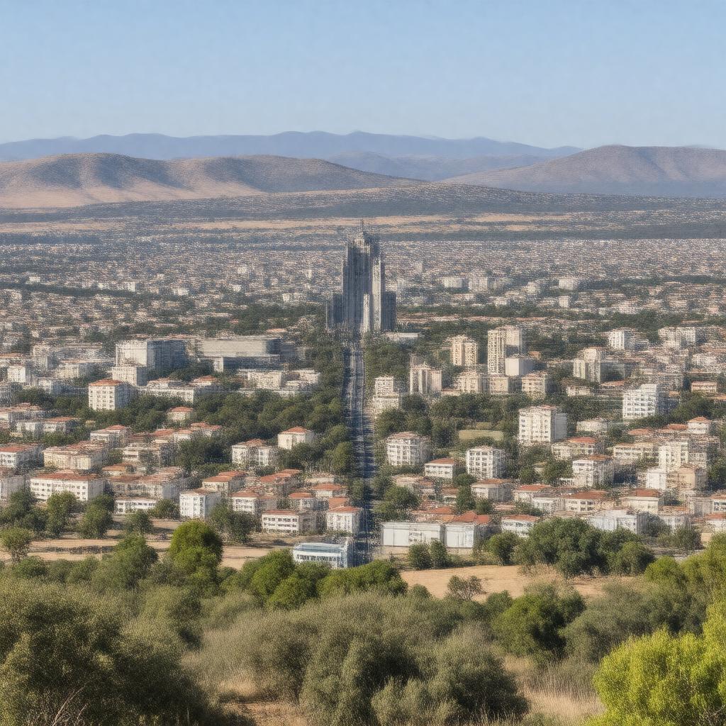 AI-created image of Bloemfontein
