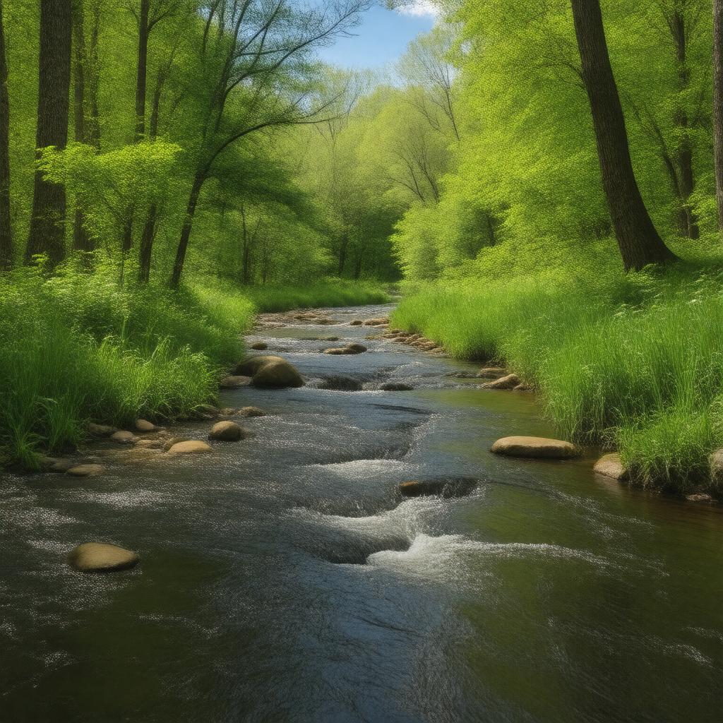 AI-created image of Blood Brook