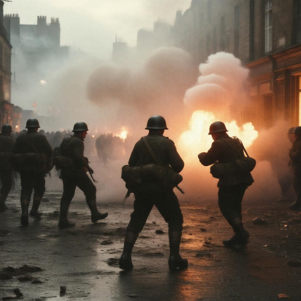 AI-created image of Bloody Sunday