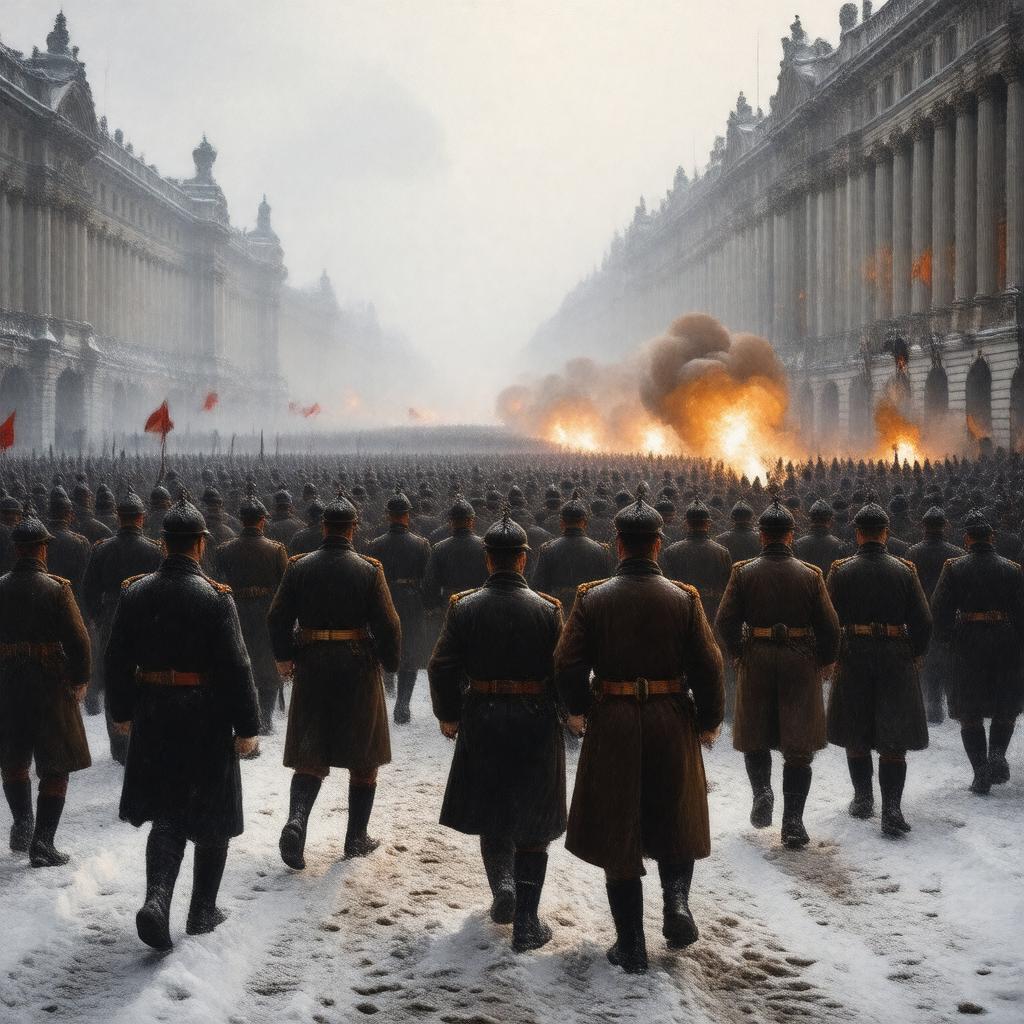 AI-created image of Bloody Sunday (1905)