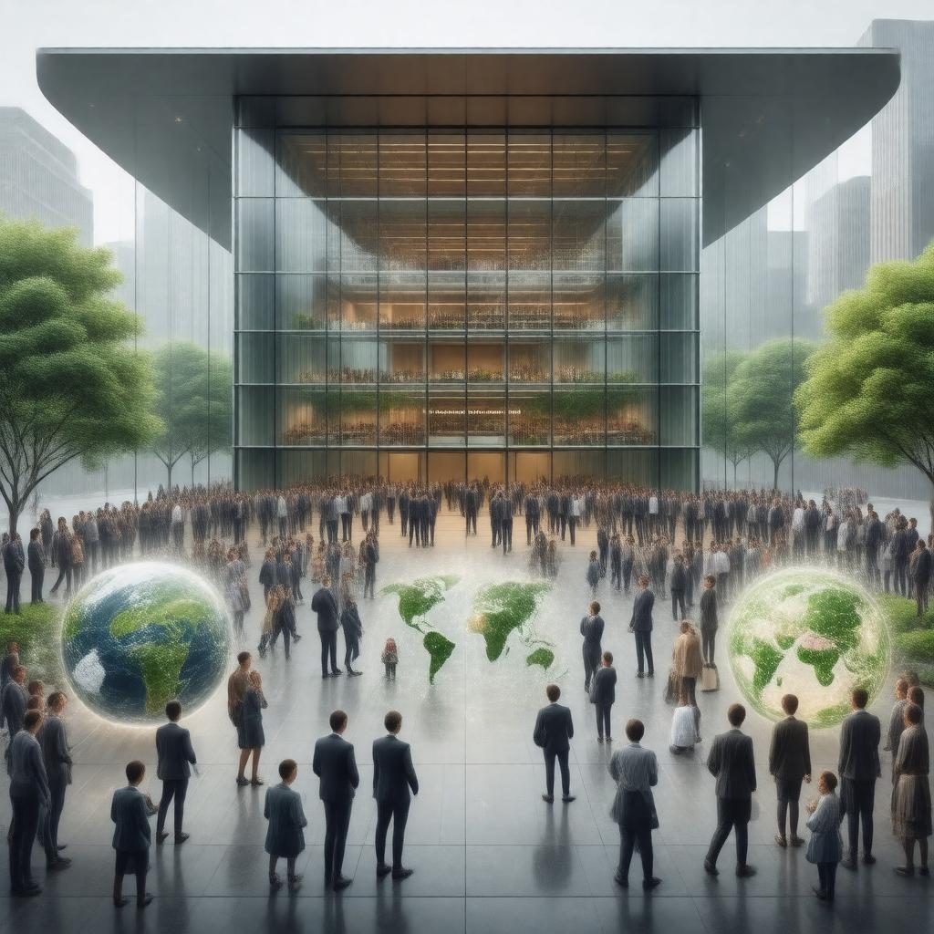 AI-created image of Bloomberg Philanthropies