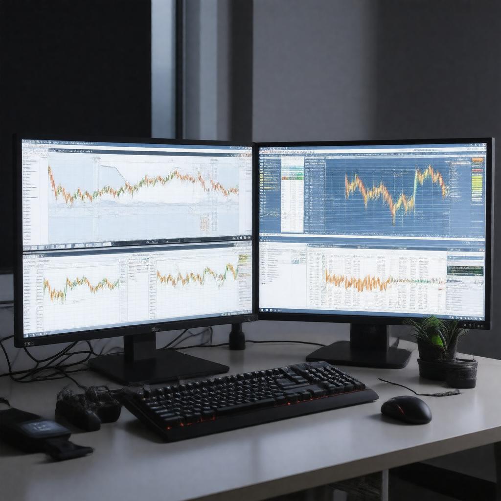 Click to view larger image AI-created image of Bloomberg Terminal