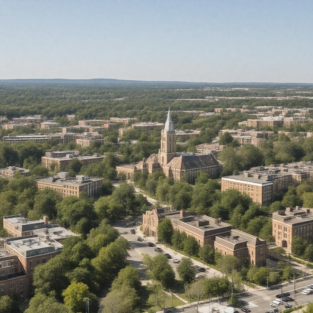 AI-created image of Bloomington, United States