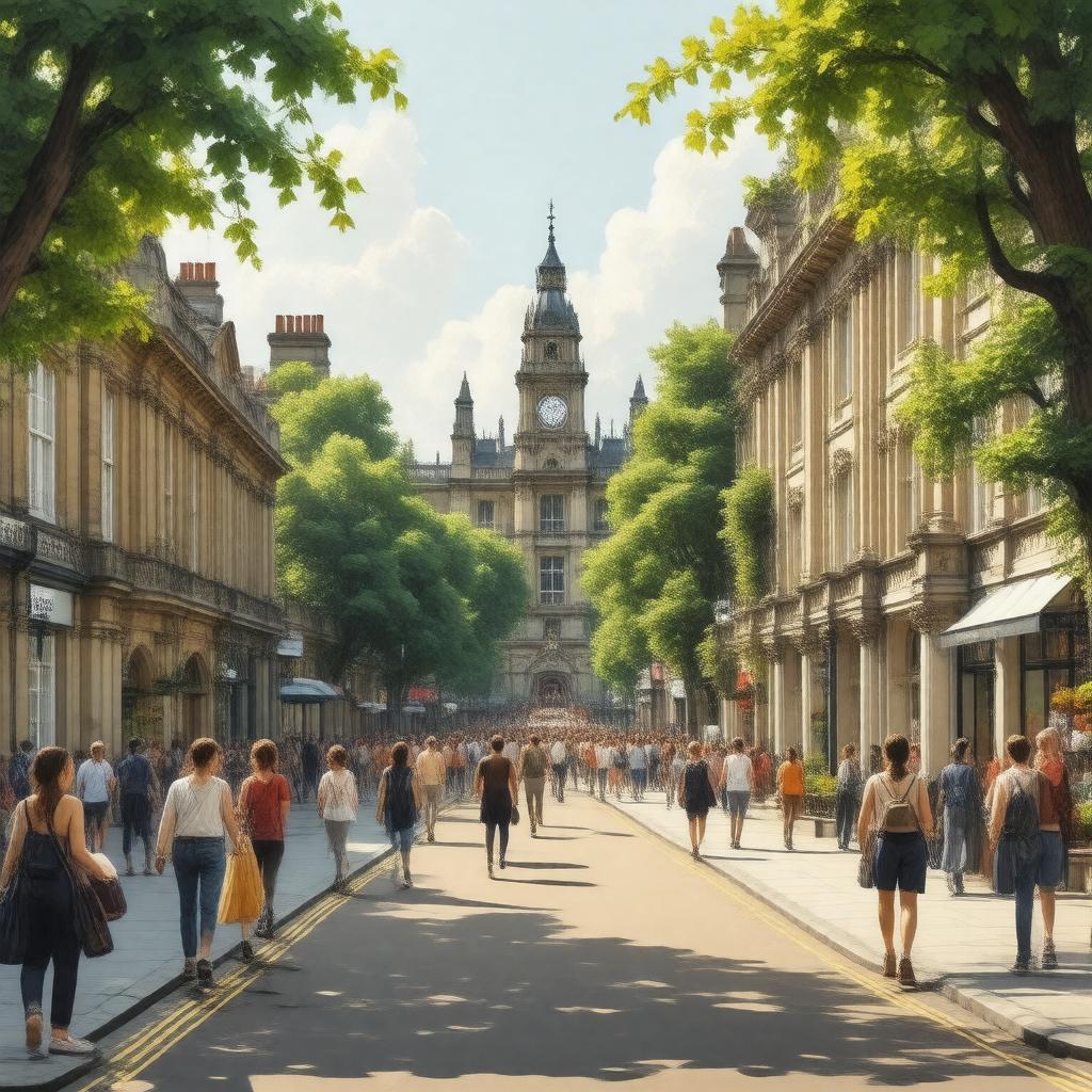 AI-created image of Bloomsbury