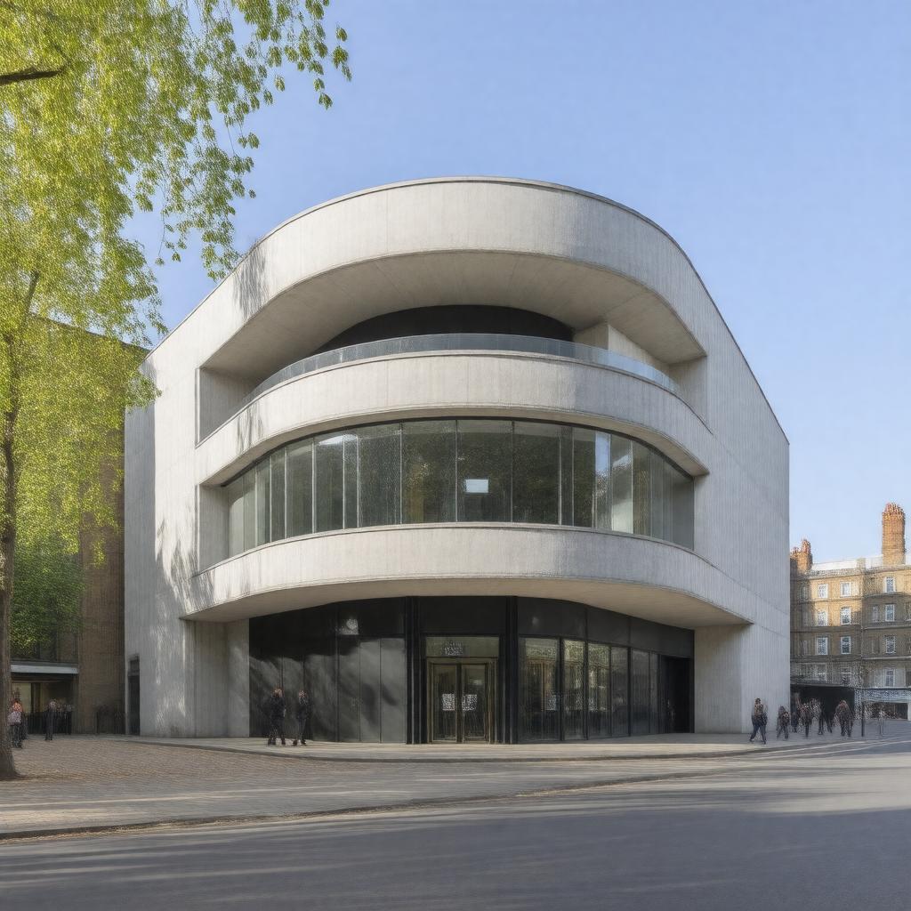 AI-created image of Bloomsbury Theatre