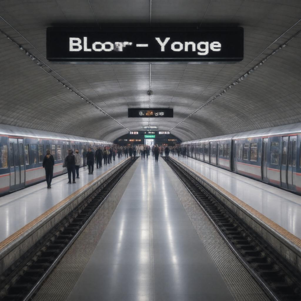 AI-created image of Bloor-Yonge