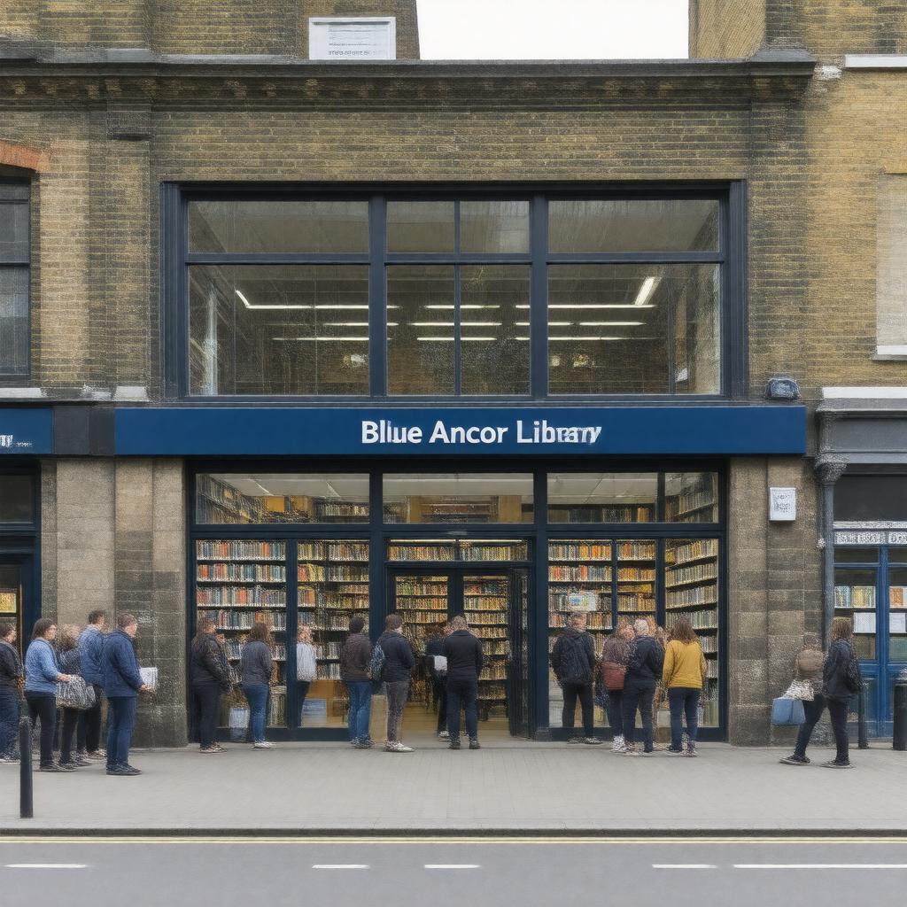 AI-created image of Blue Anchor Library
