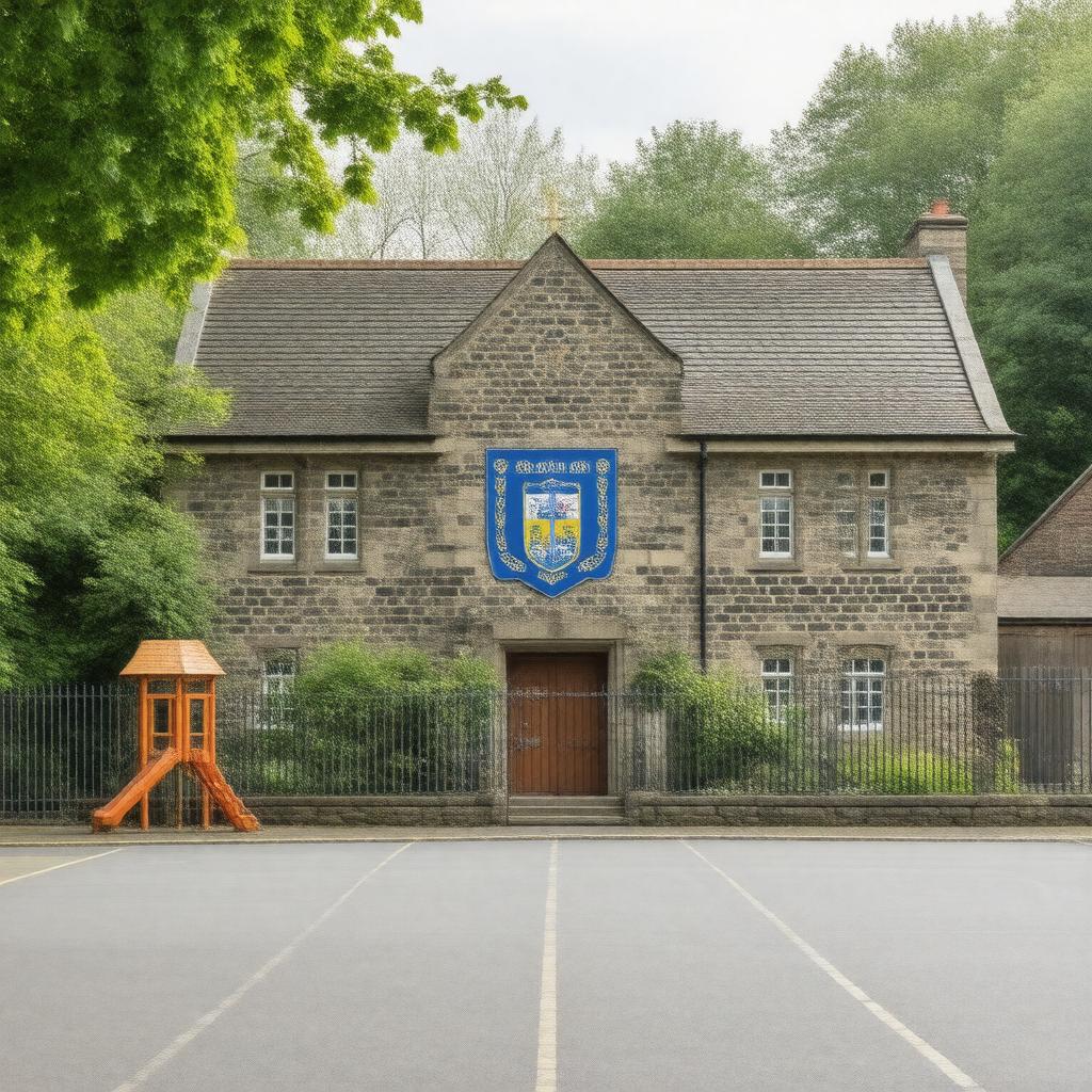 AI-created image of Blue Coat School, Dudley
