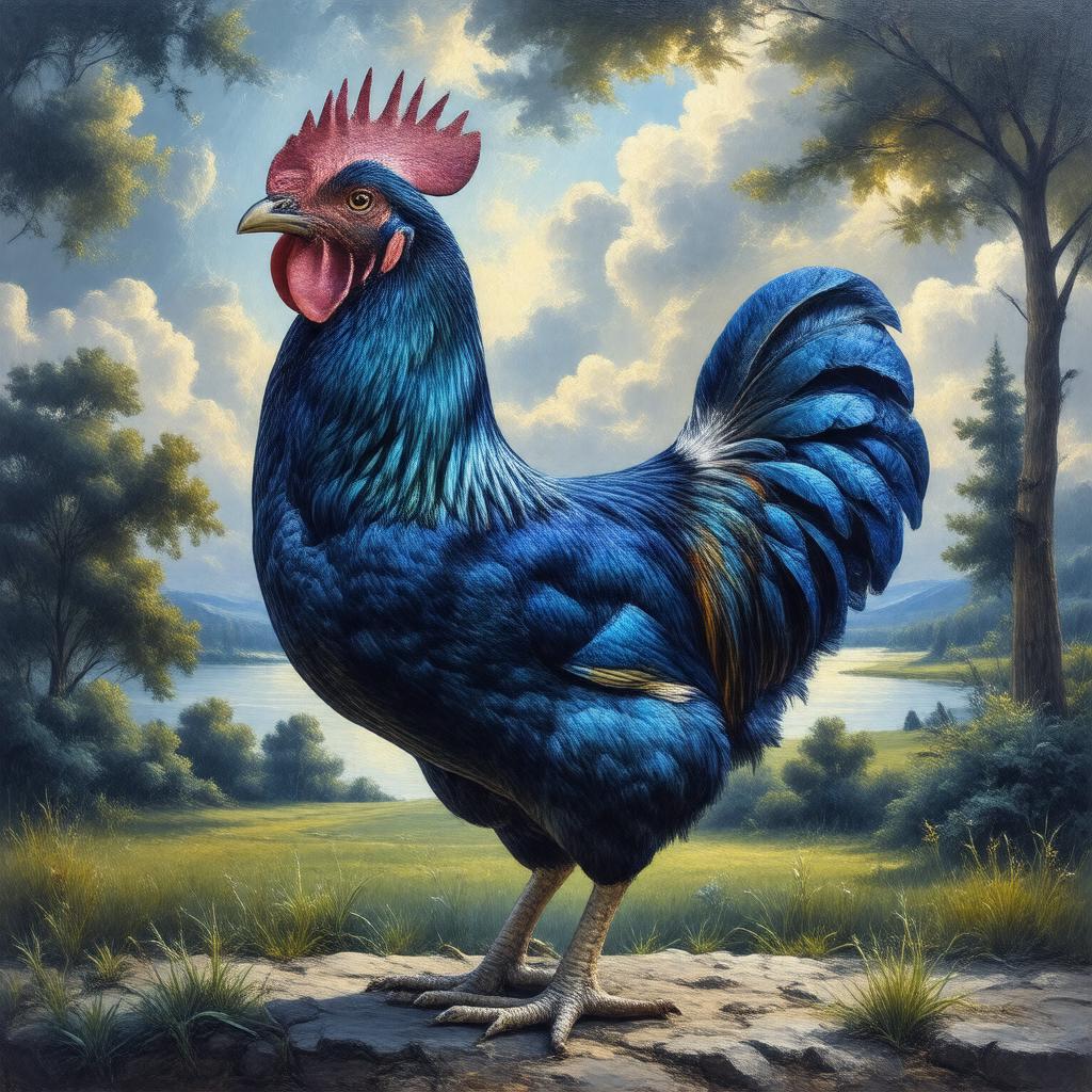 AI-created image of Blue Hens