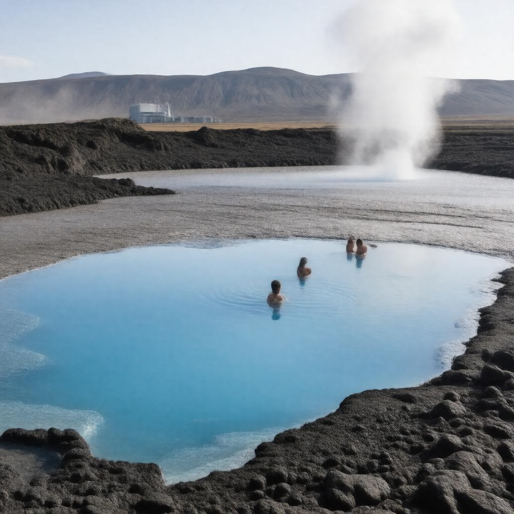 Click to view larger image AI-created image of Blue Lagoon