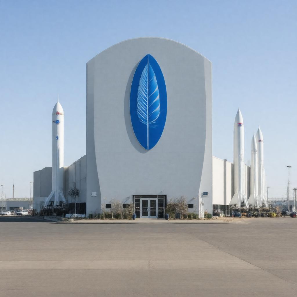 AI-created image of Blue Origin