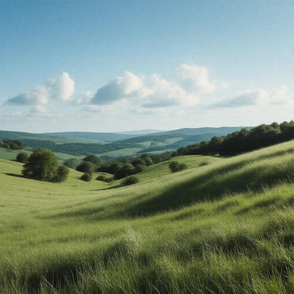 AI-created image of Blue Pastures