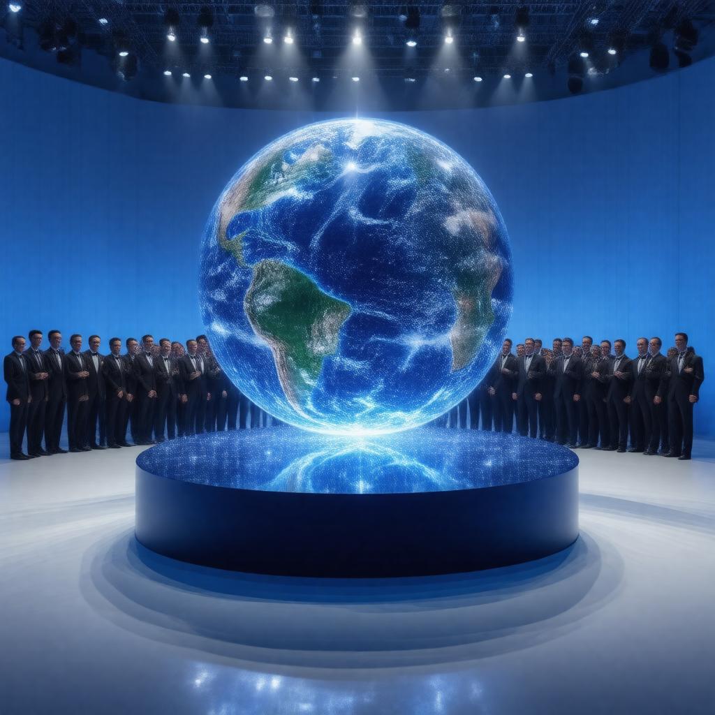 Click to view larger image AI-created image of Blue Planet Prize