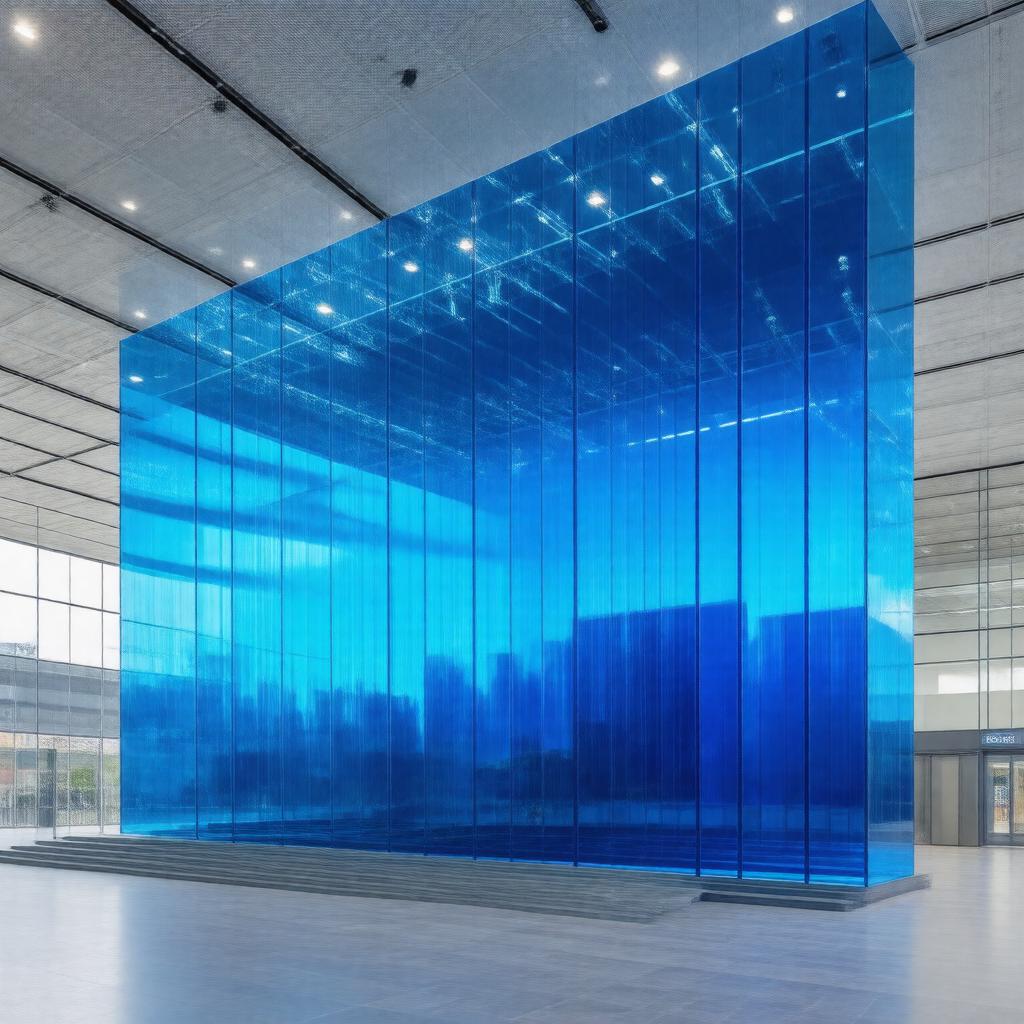 AI-created image of Blue Wall by Alexander Beleschenko