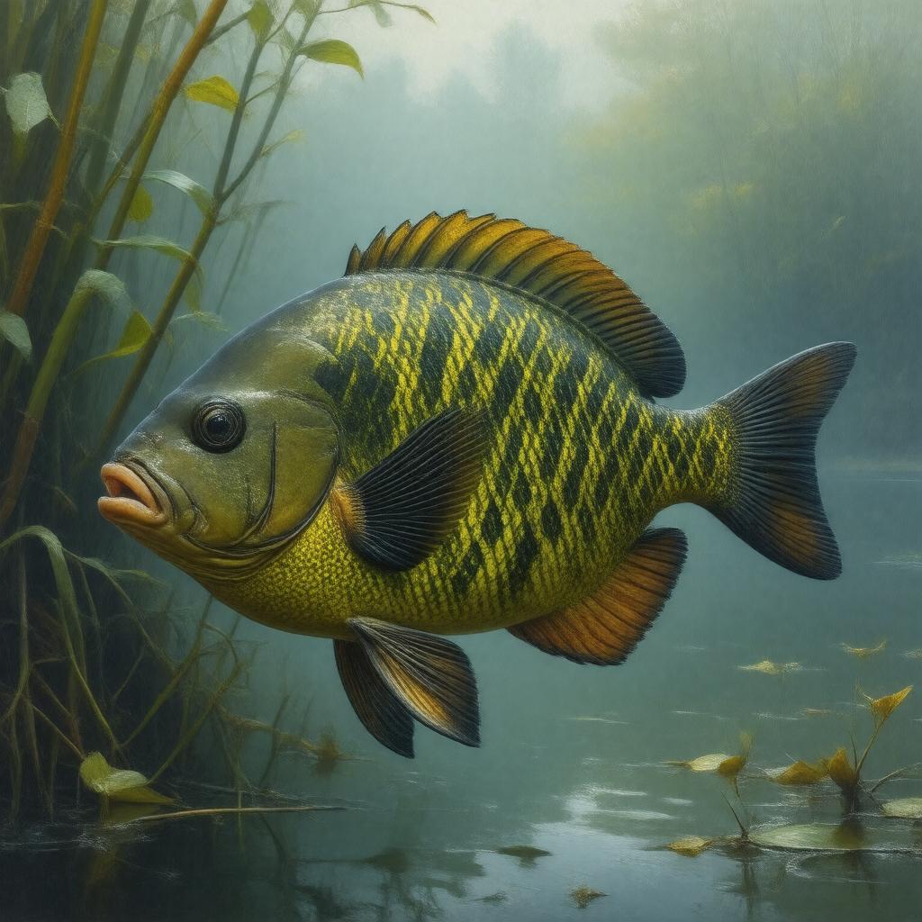 AI-created image of Bluegill sunfish
