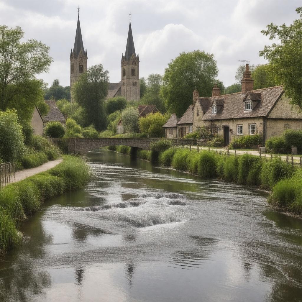 AI-created image of Blunham