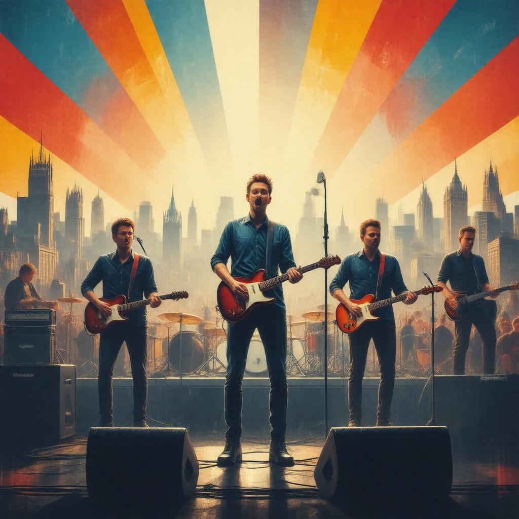 AI-created image of Blur (band)