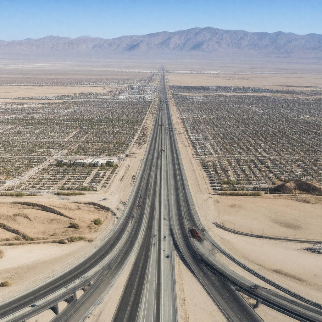 AI-created image of Blythe, California, United States