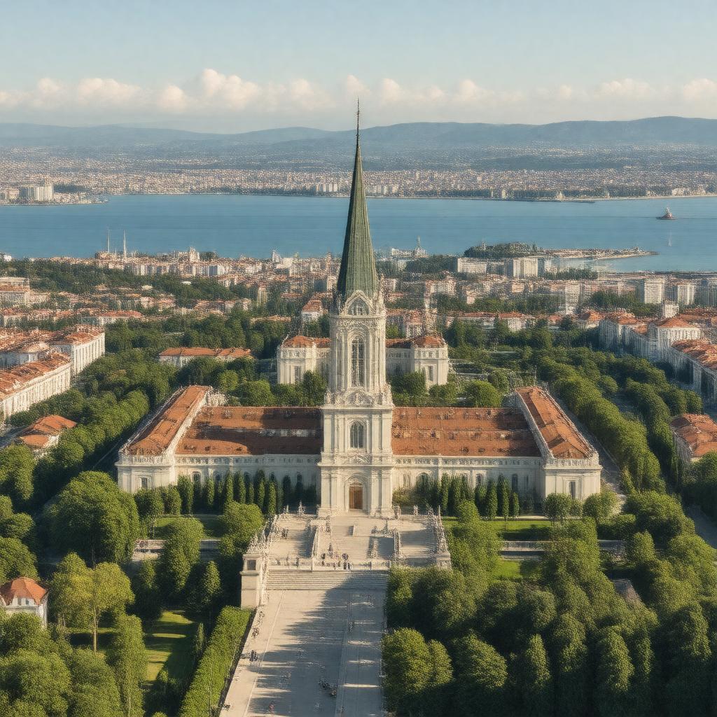 AI-created image of Boğaziçi University