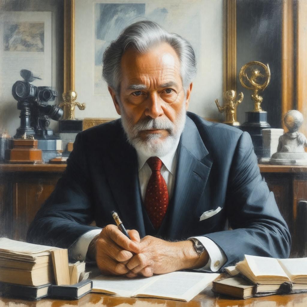 AI-created image of Bo Goldman