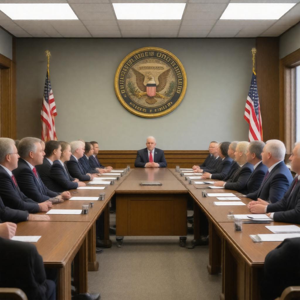 Click to view larger image AI-created image of Board of Selectmen