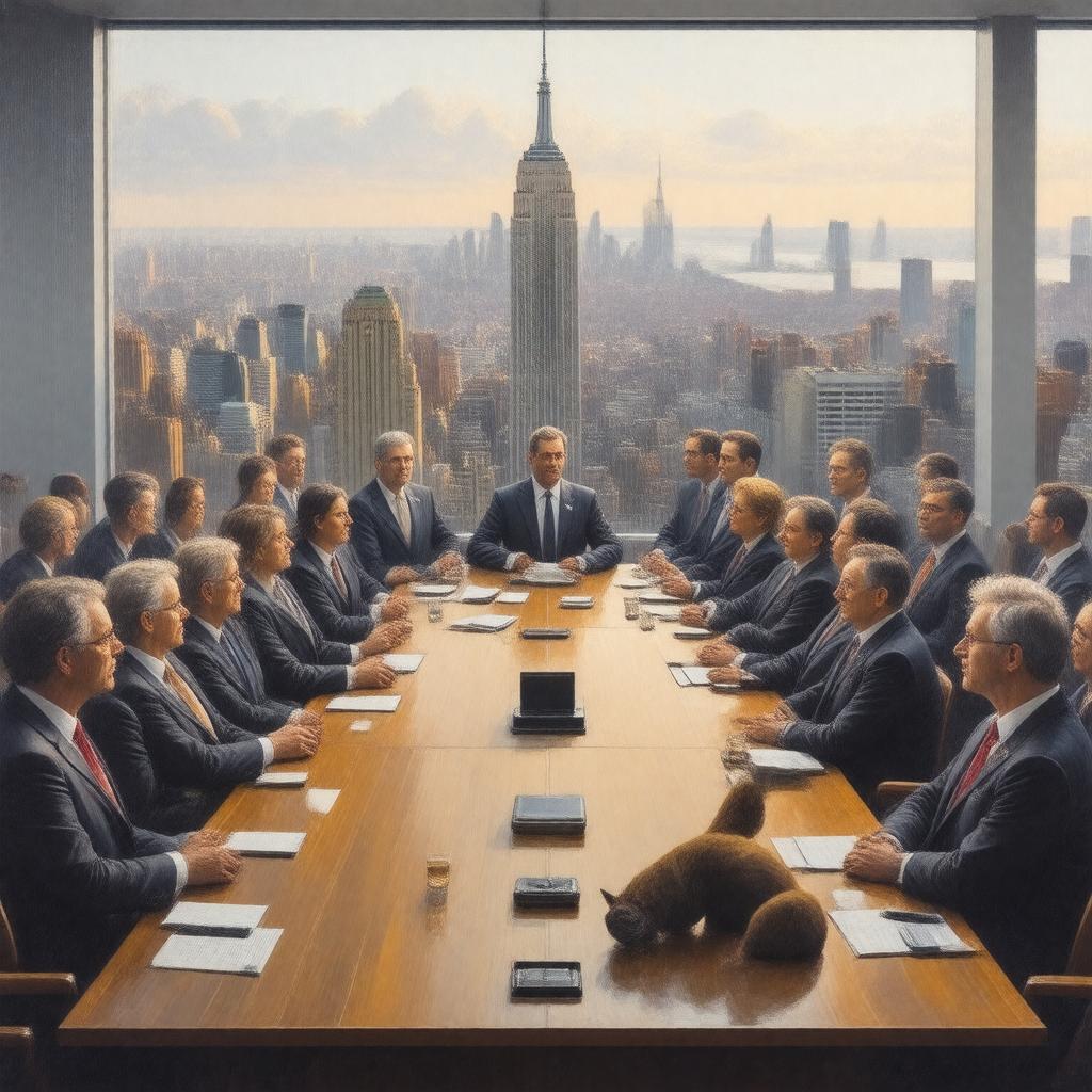 Click to view larger image AI-created image of Board of Trustees of CUNY