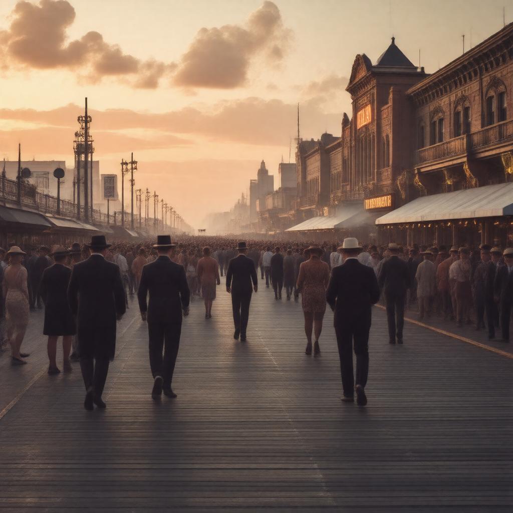 AI-created image of Boardwalk Empire