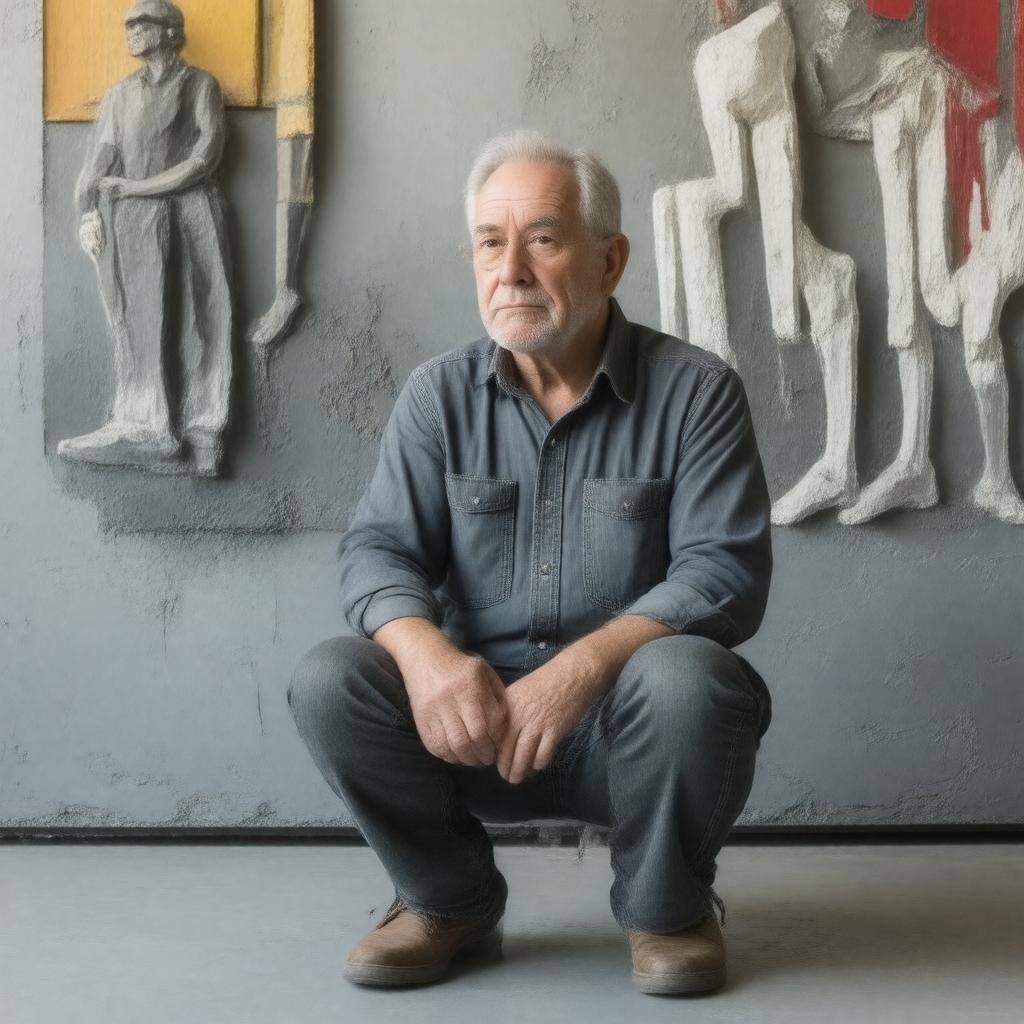 AI-created image of Bob Cassilly