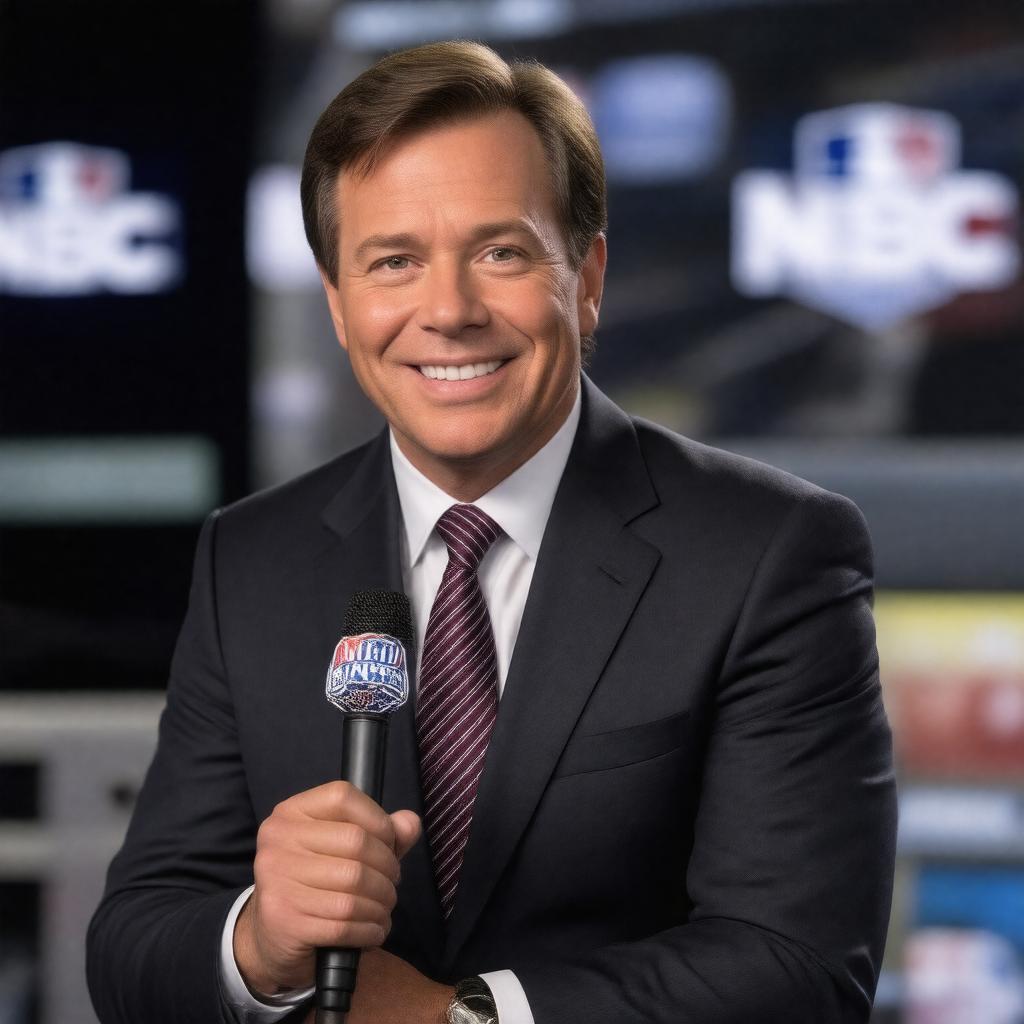 AI-created image of Bob Costas