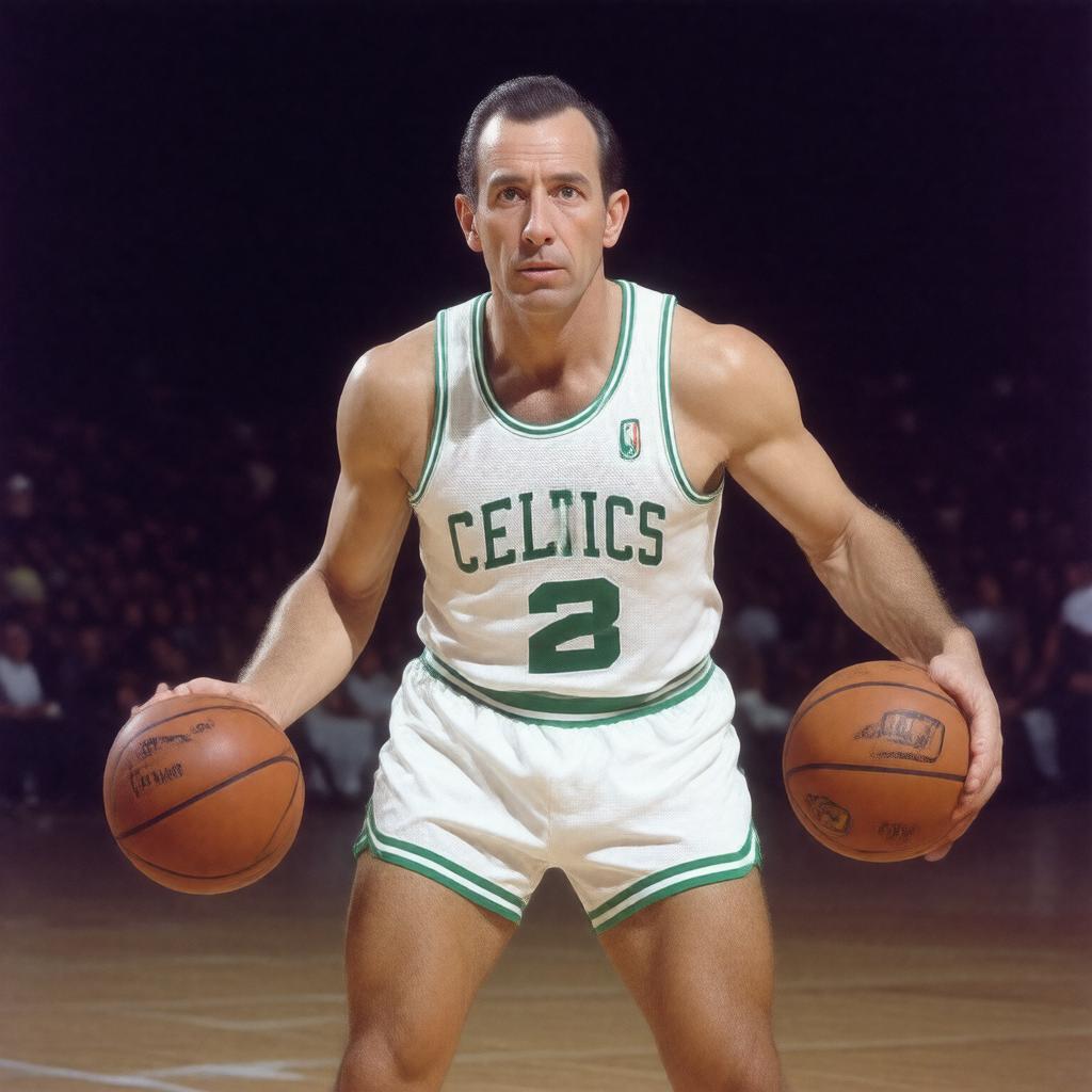 AI-created image of Bob Cousy