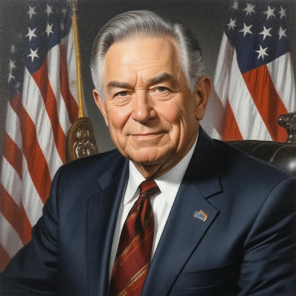 AI-created image of Bob Dole