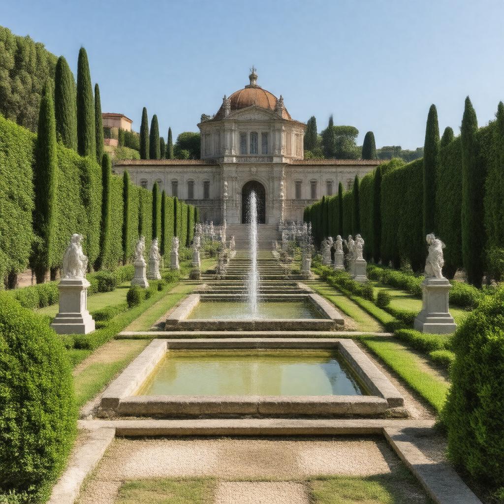 AI-created image of Boboli Gardens