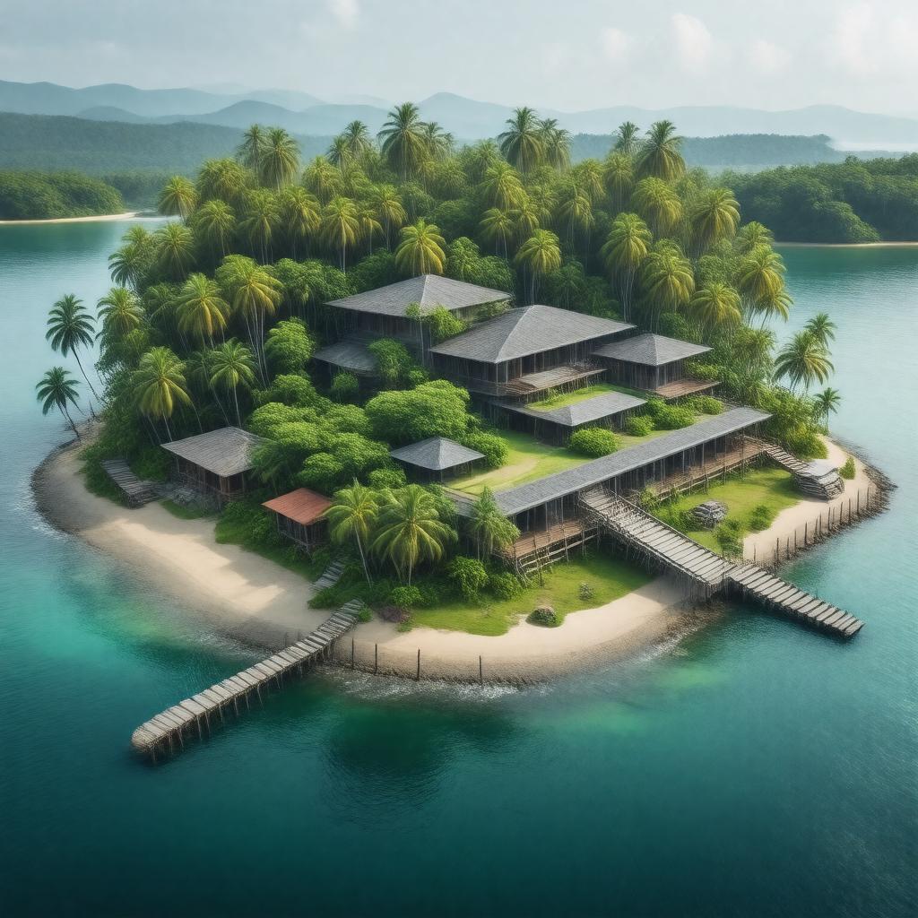 Click to view larger image AI-created image of Bocas del Toro Research Station